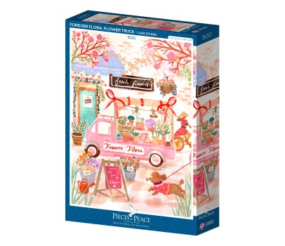 Puzzle 500P - Forever Flora, Flower Truck