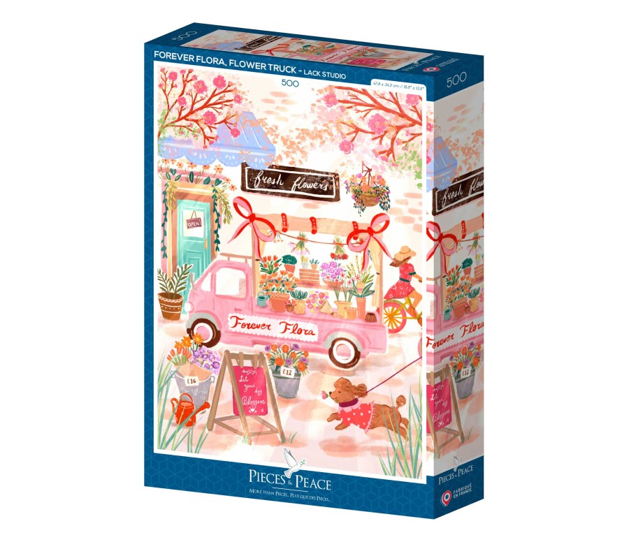 Puzzle 500P - Forever Flora, Flower Truck