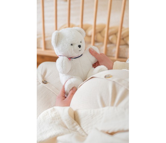 OURS FRANCAIS MUSICAL - TAM TAM BLANC