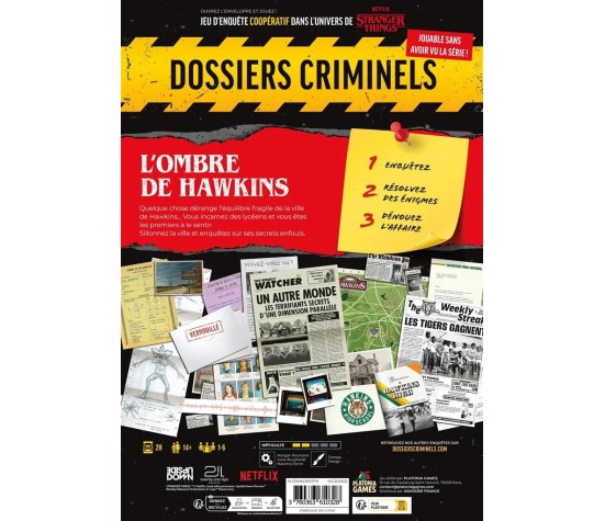 DOSSIERS CRIMINELS : STRANGER THINGS OMBRE HAWKINS