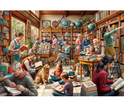 PUZZLE 1000P - BOOKSTORE