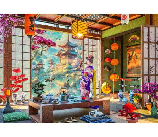 PUZZLE 1000P - SALON DE THE JAPONAIS