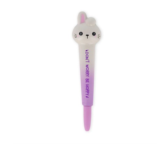 Squeezies - Stylo Encre Gel Antistress- Lapin