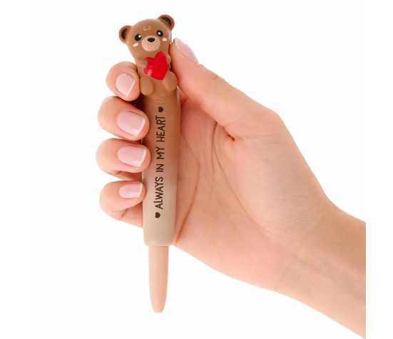 Squeezies - Stylo Encre Gel Antistress- Teddy Bear