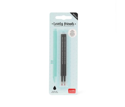 Lovely Friends - 2 recharges de stylos - Noir