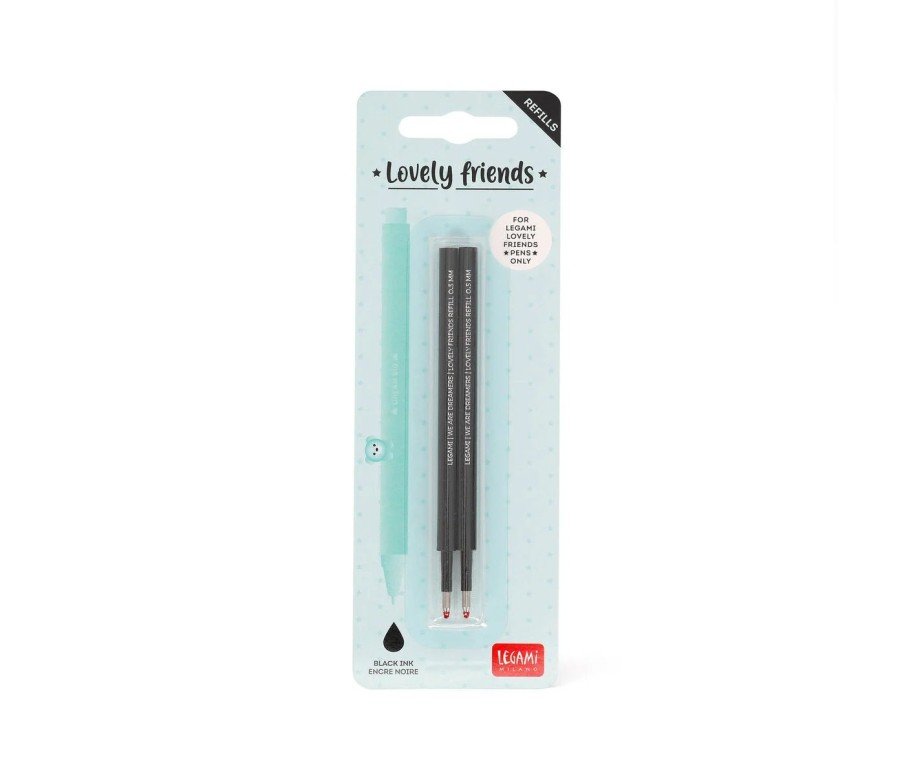 Lovely Friends - 2 recharges de stylos - Noir Lovely Friends - 2 recharges de stylos - Noir