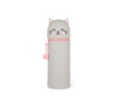 Kawaï - Trousse en silicone 2 en 1- Kitty