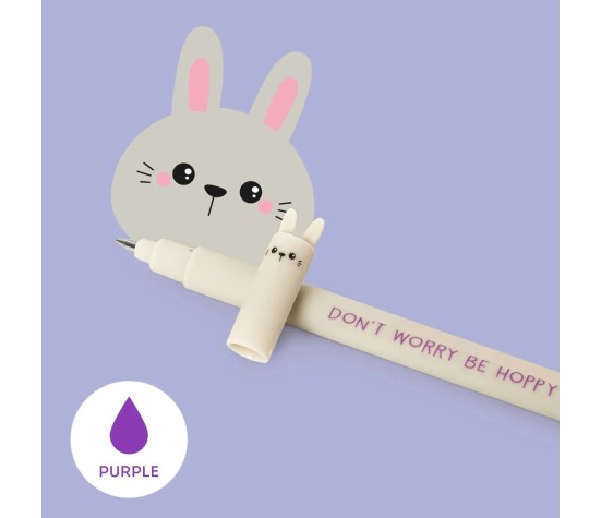 Stylo Gel Effaçable - Lapin