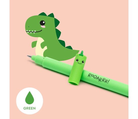 Stylo Gel Effaçable - Dino