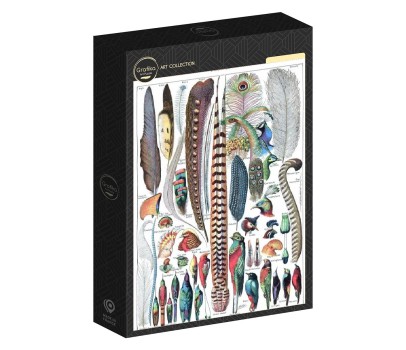 Puzzle 1000p -  Illustration du Larousse pour Tous : Plumes, 1907-1910 