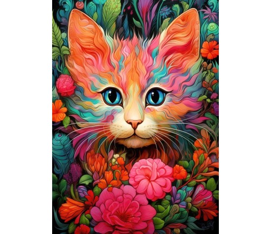 Puzzle 300p - Kitty & Bloom