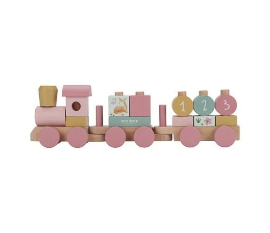 TRAIN A BLOCS EN BOIS FSC - FAIRY GARDEN