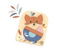 Speedy Monkey - Puzzle Renard en Bois