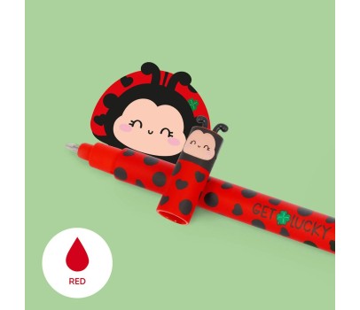 Stylo Gel Effaçable - Ladybug