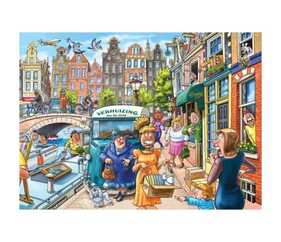 Puzzle 1000p - WASGIJ Original : La Journée du Déménagement
