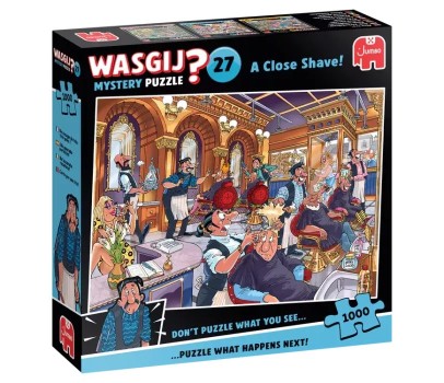 Puzzle 1000p - WASGIJ Mystery : Un Rasage de Très Très Près
