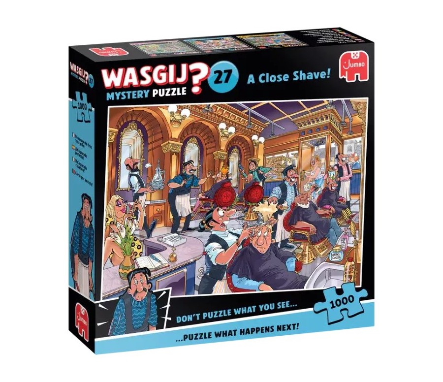 Puzzle 1000p - WASGIJ Mystery : Un Rasage de Très Très Près