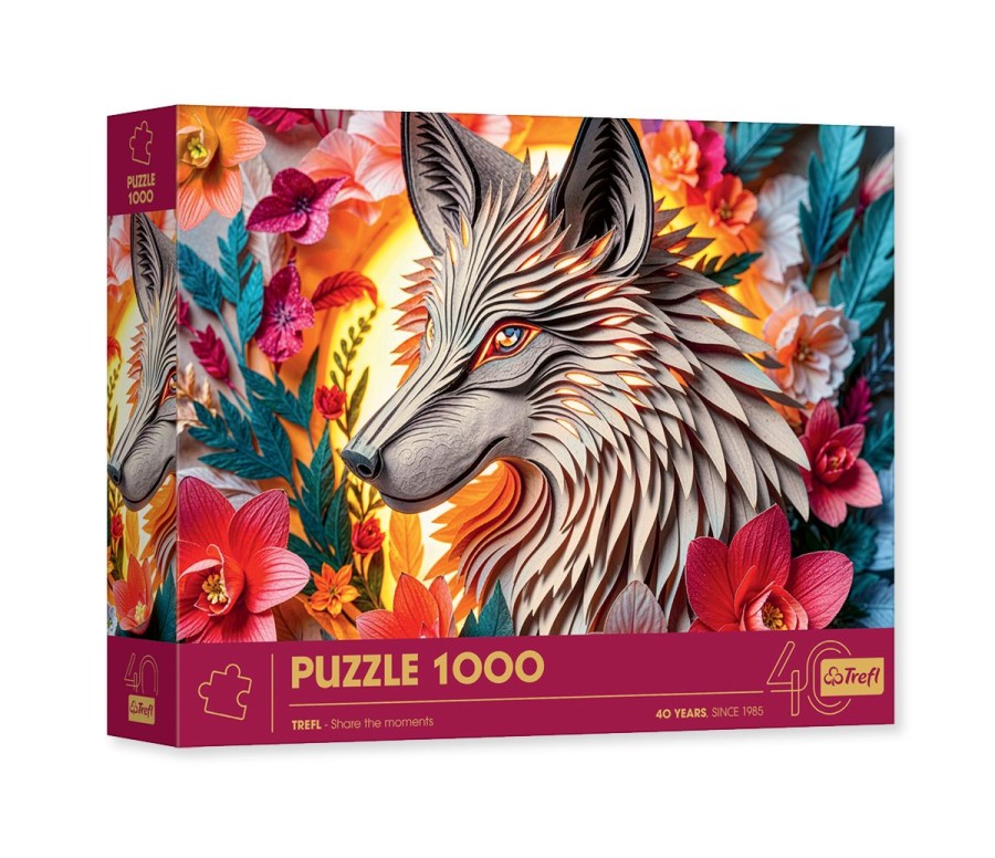 Puzzle 1000P - Paper Wolf