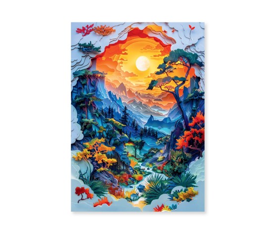 Puzzle 1000P - Paper Valley