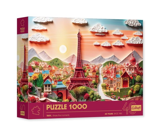 Puzzle 1000P - Paper Paris