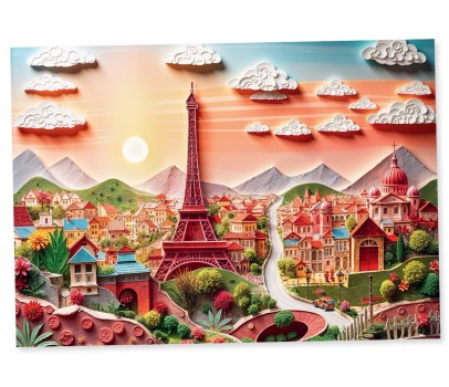 Puzzle 1000P - Paper Paris