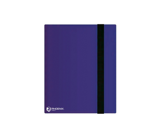 PHOENIX SHIELD - Portfolio Souple 9 cases (360 cartes) - Violet