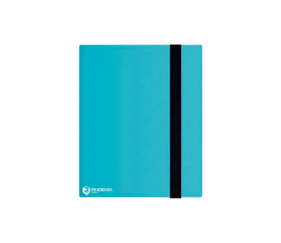 PHOENIX SHIELD - Portfolio Souple 9 cases (360 cartes) - Bleu Ciel