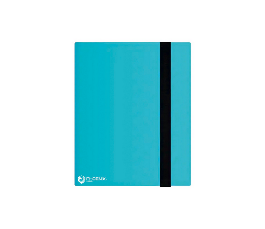 PHOENIX SHIELD - Portfolio Souple 9 cases (360 cartes) - Bleu Ciel
