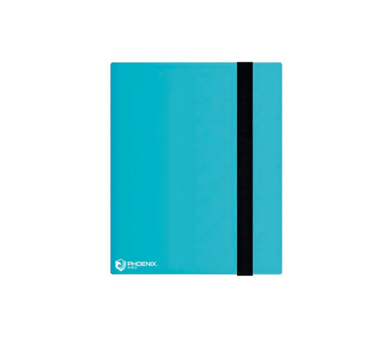 PHOENIX SHIELD - Portfolio Souple 9 cases (360 cartes) - Bleu Ciel
