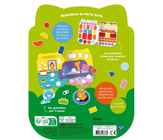 Gommettes Formes - L'aventure du Petit Chat