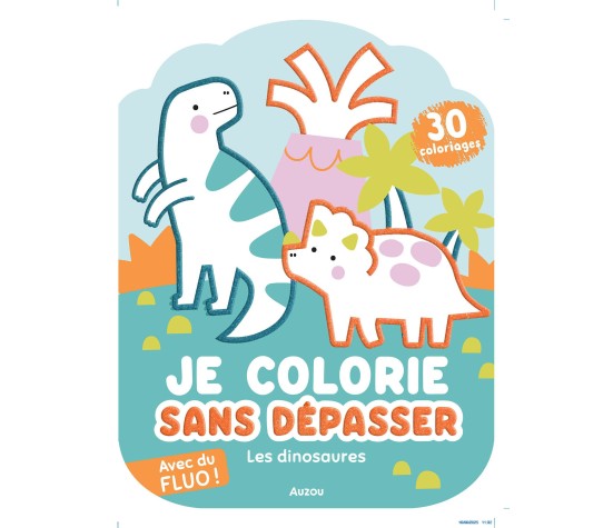Coloriage sans Dépasser - Les Dinosaures