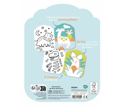 Coloriage sans Dépasser - Les Dinosaures