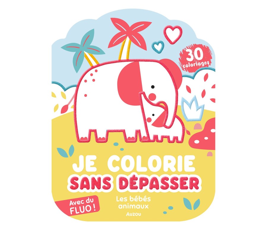 Coloriage sans Dépasser - Bébés Animaux