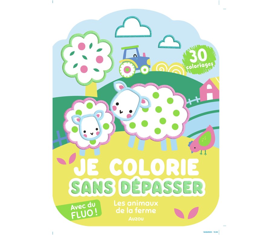 Coloriage sans Dépasser - La Ferme