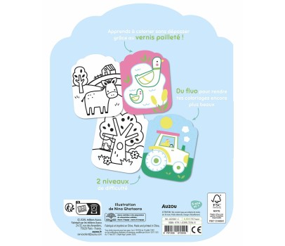 Coloriage sans Dépasser - La Ferme