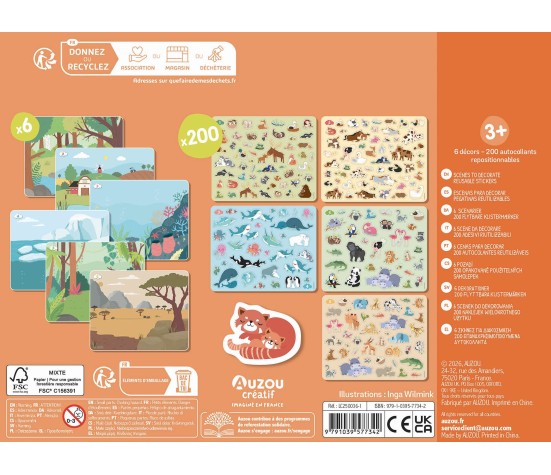 Autocollants - Bébés Animaux