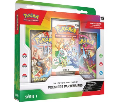 POKEMON - Coffret Collection Illustration Premiers Partenaires  Série 1