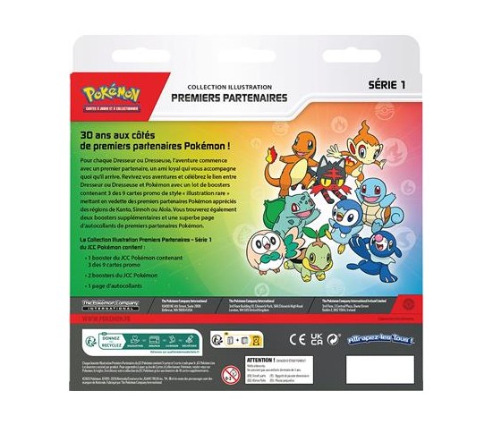 POKEMON - Coffret Collection Illustration Premiers Partenaires  Série 1
