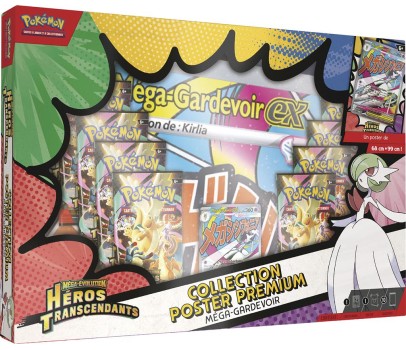 POKEMON - ME2.5 Coffret Poster Premium Méga-Lucario ou Méga-Gardevoir