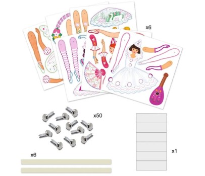 PANTINS A COLORIER - Tutus - FSC MIX