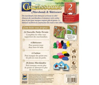 CARCASSONNE - MARCHANDS ET BATISSEURS NE (EXT)