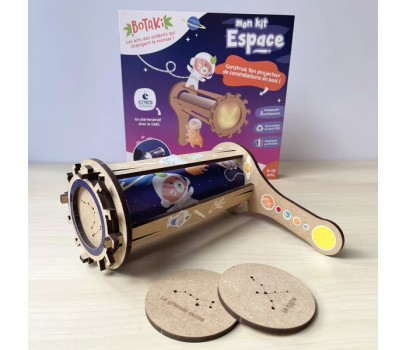 Kit Espace x CNES - Construis ton projecteur de constellations en bois