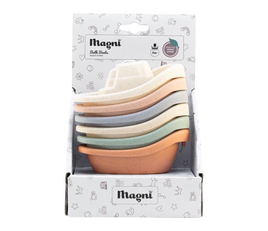 Set de 6 bateaux de bain