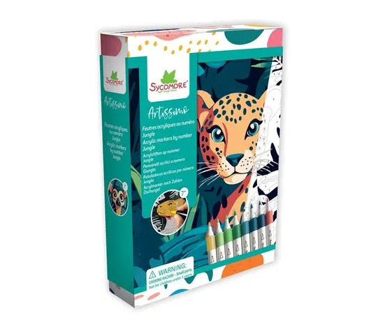 Artissimo - Feutres Acryliques au Numéro : Jungle