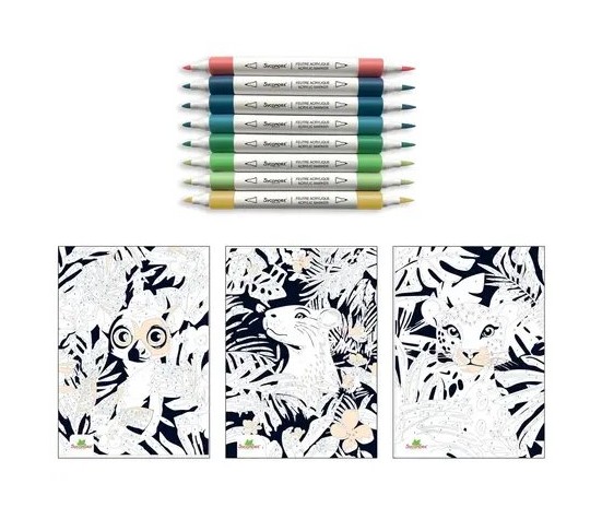 Artissimo - Feutres Acryliques au Numéro : Jungle