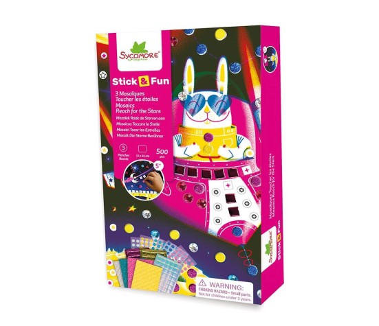 Stick & Fun - 3 Mosaïques Toucher les Etoiles