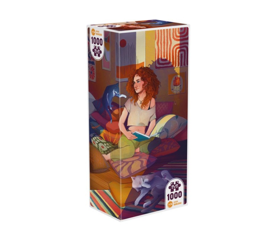Puzzle 1000p - Chill with Cats