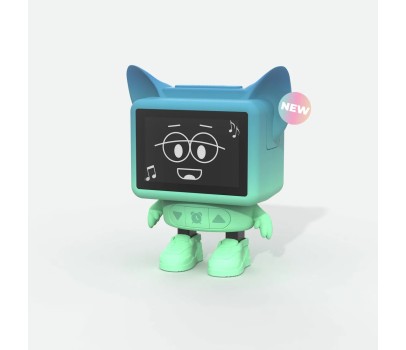 Dancing Clock Bleu - Réveil Animé