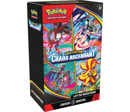 POKEMON - Bundle 6 Booster ME04 : Chaos Ascendant