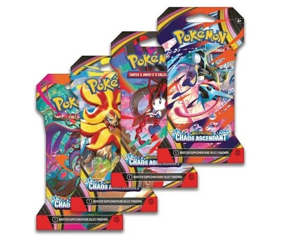 POKEMON - Booster Sleeve ME04 : Chaos Ascendant